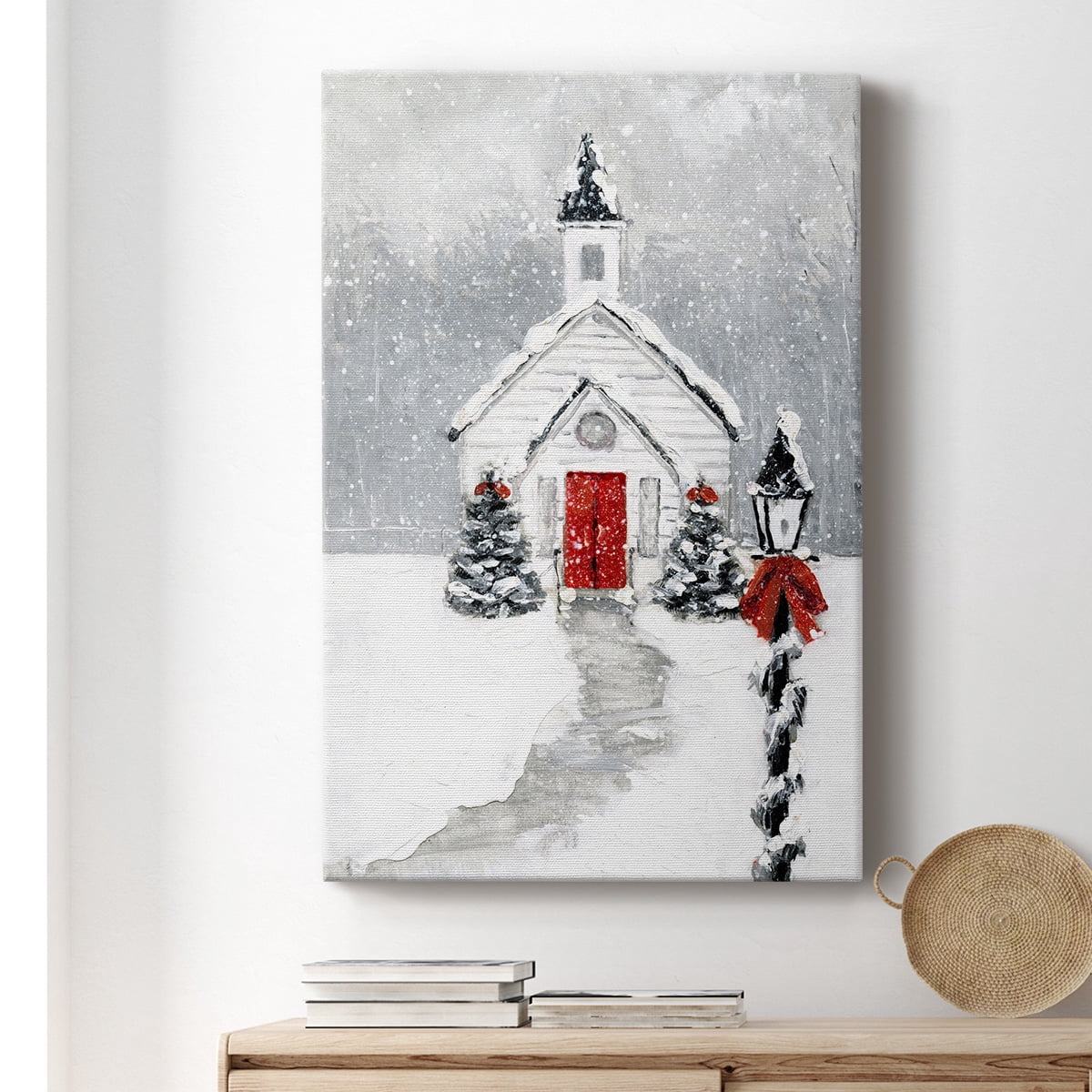 Wexford Home 12X18 Soft Silent Night Premium Gallery Wrapped Canvas - Ready to Hang