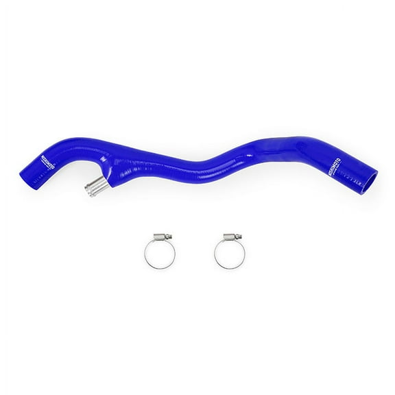 Mishimoto MMHOSE-F2D-03EBL Lower Overflow Hose Compatible With Ford 6.0 Powerstroke 2003-2004 Blue