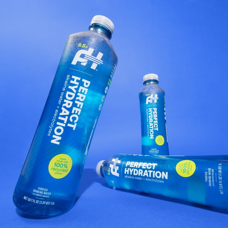 Perfect Hydration 9.5 pH Alkaline Water, Electrolytes for Taste