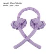 thumbnail image 4 of Guardurnaity Diadema con varilla para rizar sin calor, cinta para rizos sin calor, rodillos para el pelo para dormir Cuidado del cabello Violeta, 4 of 6