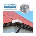 thumbnail image 2 of 6 Pcs Gutter Valley Splash Guards,Rain Gutter Valley Roofing Gutter Guards, Diverter Roof Rain Dive, 2 of 5