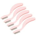 thumbnail image 1 of Peine de pestañas de acero inoxidable BuyWeek 5 piezas mango curvo cepillo de dientes plegable, 1 of 14