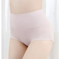 thumbnail image 4 of fatyb Womens Cotton Underwear High Waist Panties Soft Ladies Breathable Stretch Full Coverage Briefs, 4 of 5