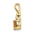 thumbnail image 2 of Finest Gold 14K Yellow Gold Citrine & Diamond Pendant, 2 of 3