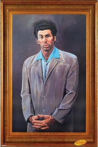 - Funny TV Poster Print Cosmo Kramer Poster Portrait Painting Seinfeld 