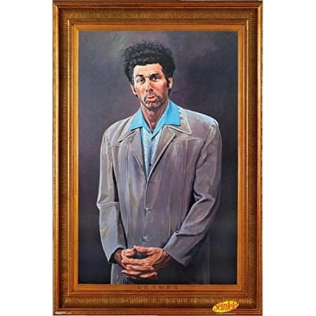 Cosmo Kramer Portrait - Seinfeld TV Show 36x24 Art Print Poster   Humor Famous Painting Pop