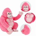 thumbnail image 2 of Gorilla Plushies Chimpanzee King Kong Plush Toy Doll Birthday Gift _a, 2 of 4