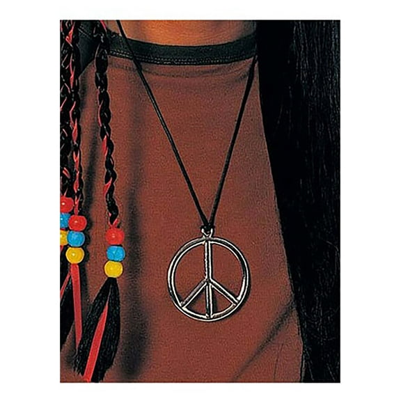 1960's Peace Necklace Costume Accessory