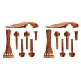 thumbnail image 1 of 2 juegos Kit de Violín 4/4 para Violín de Tamaño Completo Clavija de Violín de Palisandro Apéndice Chin Rest Pin Final, 1 of 5