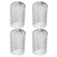 thumbnail image 3 of 4 Piezas Protector de Canalones,Cubiertas para Bajantes, Colador Filtro para Bajantes, Anti-Atascos, Acero Inoxidable Protector de Bajante,5 Pulgadas Baoblaze Canaleta de acero inoxidable, 3 of 8