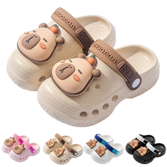 RTKFRFLM Kids Summer Sandals Lightweight Non Casual Beach Shoes for Boys Girls Toddler Kids Outdoor Beach Vacation Daily Wear Comfortable Footwear White 4.5-5Years