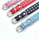 thumbnail image 4 of Worallymy Pet Collar Rhinestones Crystal Heart PU Leather Pet Collar Joyas Regalos de vacaciones,Blue,S Worallymy JD735811285, 4 of 7