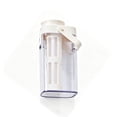 thumbnail image 2 of 1L Cold Brew Coffee Maker Pitcher with Built-in Mesh Filter, Transparent Plastic Iced Tea Beverage Dispenser, White Water Storage Kettle, 2 of 6