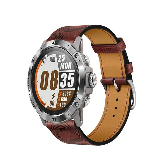 Leather Bands Compatible with COROS VERTIX Band, Genuine Leather Replacement Band for COROS VERTIX, Leather COROS VERTIX Strap for Women & Men