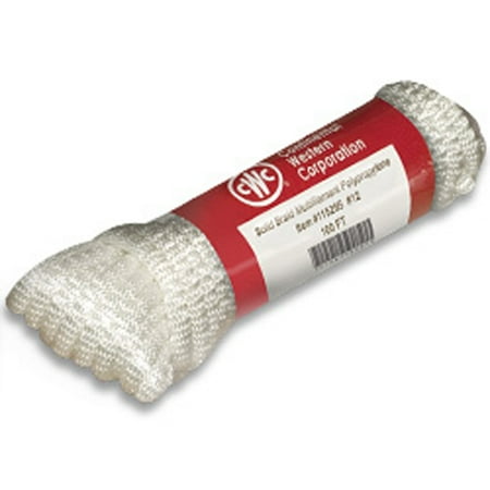 

CWC MFP Braided Cord - 3/8 x 100 ft. White (Pack of 12 hanks)