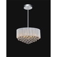 thumbnail image 2 of 22-inch White Sheer Chandelier, 2 of 3