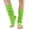Clear, variant on ManxiVoo Ribbed Knit Leg Warmers Stretchable Foot Covers for Dance Fitness Yoga and Retro Fashion Army Green