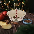thumbnail image 3 of Spode Christmas Tree Candy Basket, 6.5-Inch Candy Bowl with Peppermint Handle for Holiday Snacks, Earthenware Christmas Gift, Festive Holiday Serveware & Holiday Display Bowl, Seasonal Décor, 3 of 6