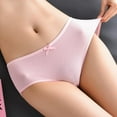 thumbnail image 3 of Mid-waist Girls Panties Seamless Underwear Comfortable And Breathable Girl With Bow Briefs, 3 of 7