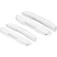 thumbnail image 2 of protectores de puerta de coche, universales, color blanco, con tiras laterales anticolisión., 2 of 5