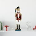thumbnail image 6 of 14.96inch Nutcracker Ornament, Traditional Figurine Puppet Toy Nutcracker Figure for Desktop Cabinet Home Decoration Collection, 6 of 7