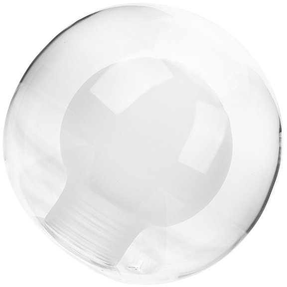 UPKOCH Clear Glass Lampshade Indoor Light Diffusion Bulb Protection 1Set