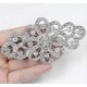 thumbnail image 2 of Broche de boda con cristales de circonita cúbica y diamantes de imitación para mujer, joyería para novias., 2 of 5