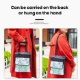 thumbnail image 3 of Paokuoon Bike Handlebar Bag Bike Handlebar Waterproof Large Capacity Cartoon Pattern Zipper Closure Double Layer Bike Front, 3 of 8