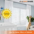 thumbnail image 6 of Snapguard Solutions Privacy Frosted - Silver Wave Glass Window Film (Static Cling, Non-Adhesive), 6 of 8