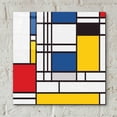 thumbnail image 4 of Epic Art 'Mondrian NFT2' by Epic Portfolio, Acrylic Glass Wall Art, 12"x12", 4 of 8