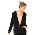 thumbnail image 5 of Sofra Ladies Thin Zip-Up Hoodie Jacket, 5 of 5