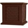 thumbnail image 5 of Pure Garden Outdoor Rattan Style Planter Box - 14.65-Inch Plant Pot, Brown, 5 of 7