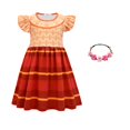 thumbnail image 1 of Robe de Cosplay Disney pour enfants, Costume d'été décontracté, tenue de jeu de rôle, dessin animé Encanto, Isabela Madrigal, 2022 zhangyuxiang unisex, 1 of 2