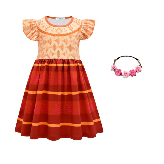 Robe de Cosplay Disney pour enfants, Costume d'été décontracté, tenue de jeu de rôle, dessin animé Encanto, Isabela Madrigal, 2022 zhangyuxiang unisex