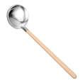 thumbnail image 2 of Juego de 2 cucharas de acero inoxidable BLESIY con mango de Madera para Sopa caliente, 2 of 7
