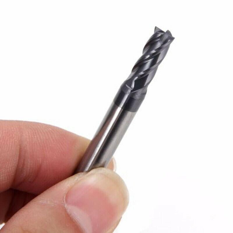 1mm HPC Router Bits End Mill Solid Carbide Milling Cutter 4 Teeth AlTin Coated