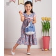 thumbnail image 2 of Simplicity Childs' Size 3-8 Ruby Jean's Dresses & Purses Pattern, 1 Each, 2 of 6