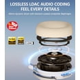 thumbnail image 2 of Edifier W830NB Auriculares inalámbricos supraaurales con cancelación activa de ruido de -45 dB, tiempo de reproducción de 94 horas, sonido de alta resolución LDAC, audio espacial, carga rápida, conexi, 2 of 5