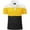 White Yellow Black, variant on SPEEDRUN Men's Workout Shirt Polo Shirts Short Sleeve Classic Solid Color for Casual and Business Wear