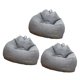 thumbnail image 1 of 3Pcs 60x75cm Cubierta De Bolsa De Frijol De Color Sólido Funda De Sofá Sofá Perfecto Para Almacenamiento De Juguetes De Animales De Peluche Macarena funda de sofá de frijol para niños, 1 of 8