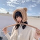 thumbnail image 5 of 2 gorros con de oso para mantener el calor, protección para los oídos, gorro de para mujer, de Navidad jinwen Gorro con orejas de oso, 5 of 8