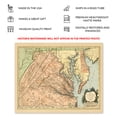 thumbnail image 3 of HISTORIX Vintage 1757 Virginia and Maryland Map Print - Vintage Map of Virginia & Maryland Poster - Carte de la Virginie et du Maryland, 3 of 7
