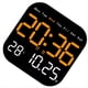 thumbnail image 3 of Relojes de Pared Digitales Temperatura Fecha Semana Visualización Reloj de Mesa Electrónico Reloj Despertador LED Montado en la Pared Control Remoto, 3 of 5