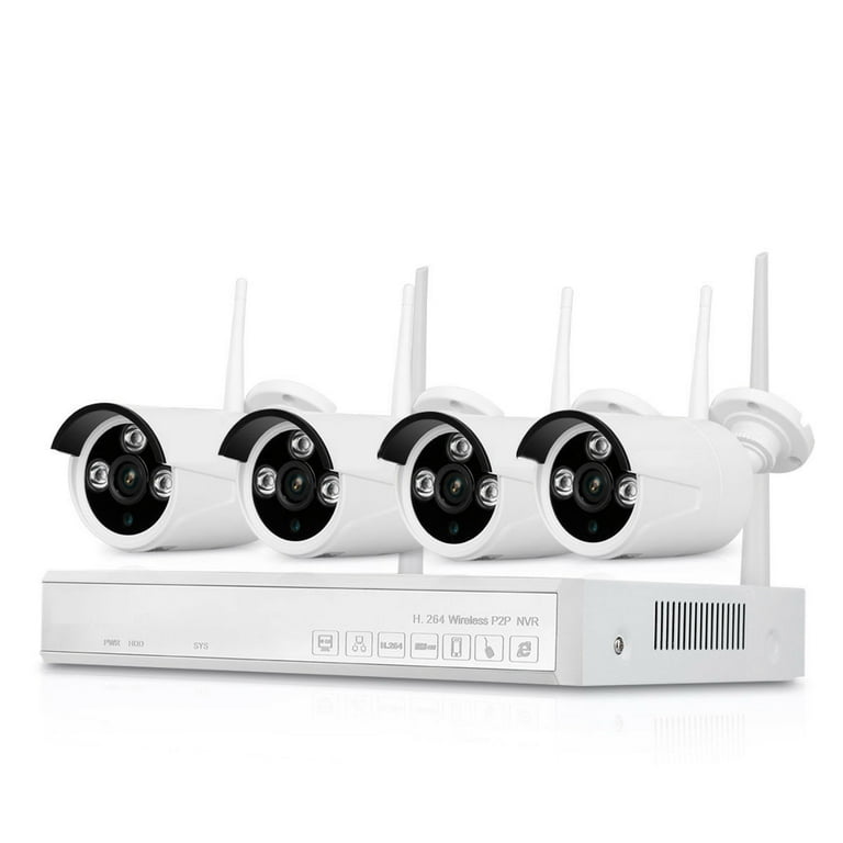 4CH Wifi Wireless Home Security Camera System NVR 960P CCTV IR