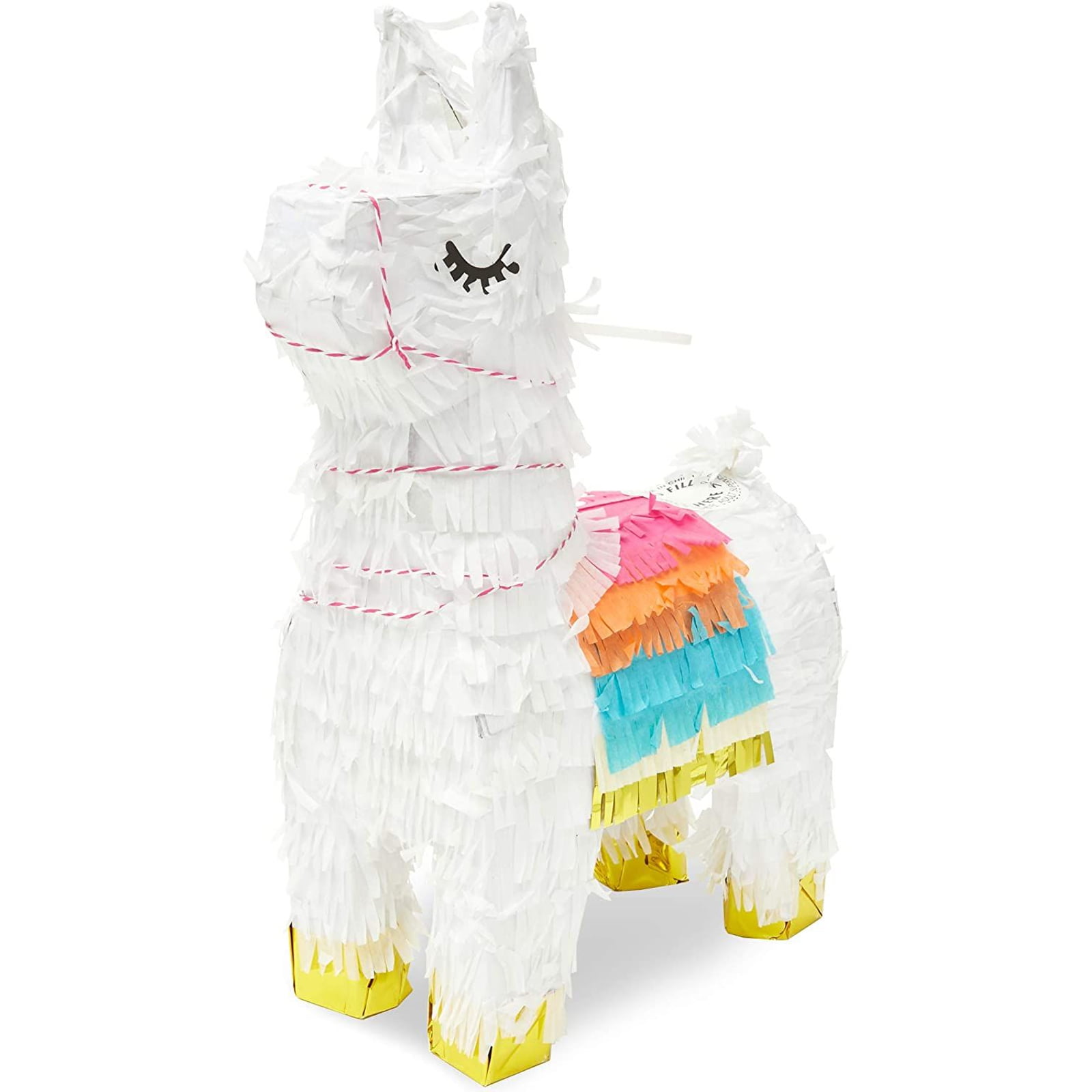 Holds up to 2 Pounds of Filler Party City Llama Pinata Features an Adorable Llama with a Blanket and Pom-Poms