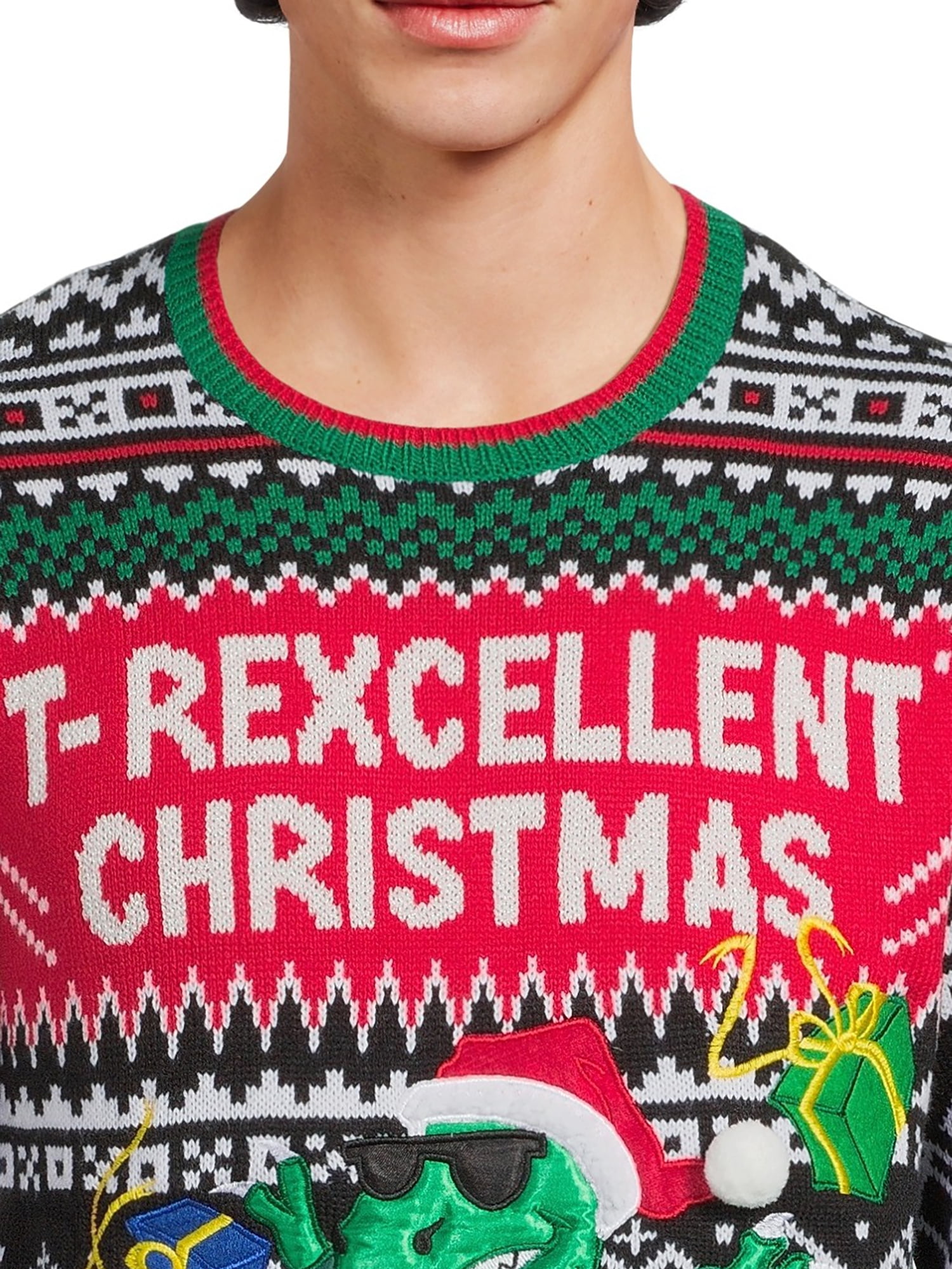 Jolly Sweaters Men s and Big Men s Ugly Christmas Sweater Sizes S 3XL