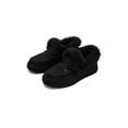 thumbnail image 3 of Audeban Women Warm Lined Moccasin House Slipper Ankle Snow Boots Loafer Platform Shoes, 3 of 5