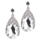 thumbnail image 2 of Pendientes de lágrima colgantes con de imitación de cristal triangulares exagerados para mujer, blancos / / bule / rojos Yinane  Pendientes vintage, 2 of 5