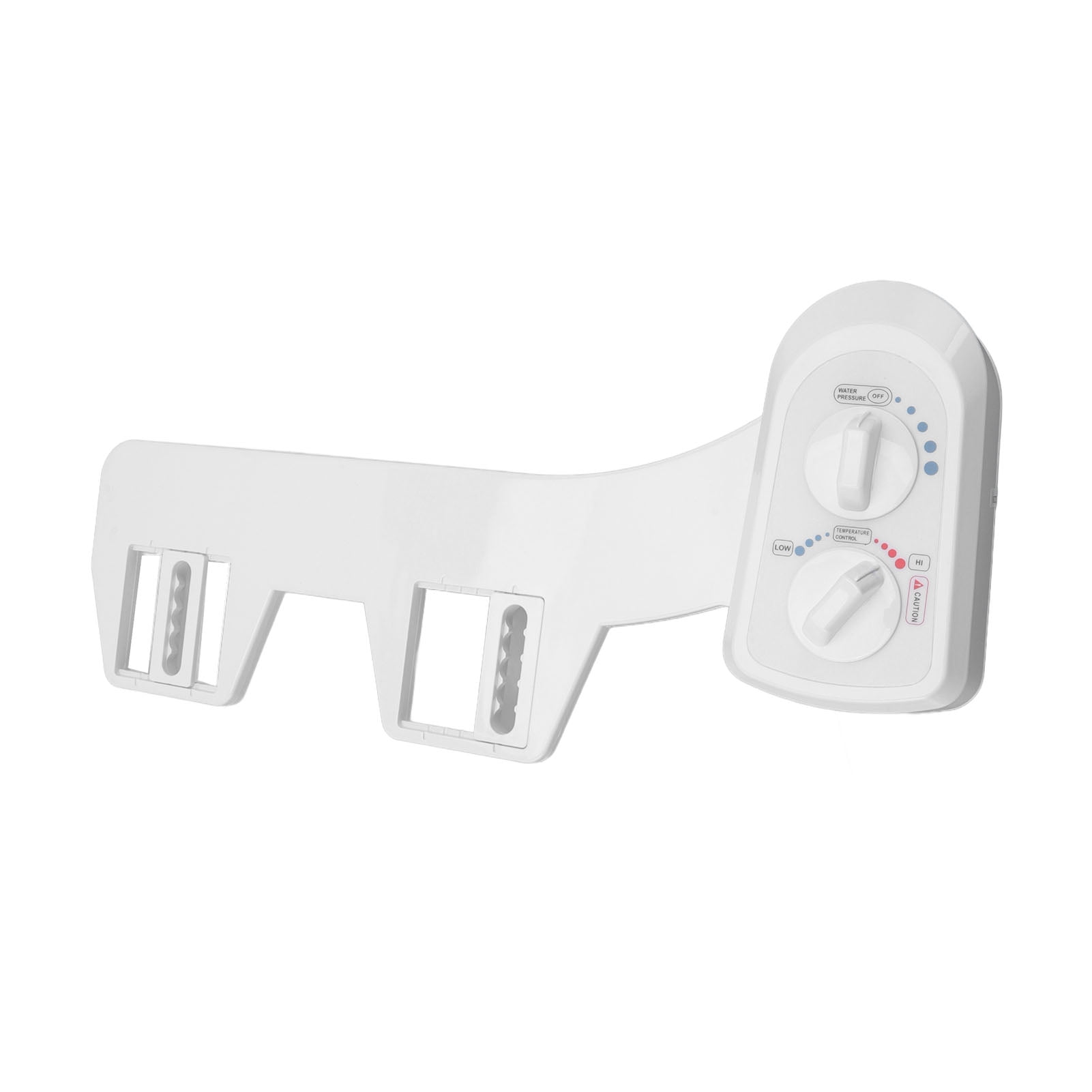 Rupoun Non Electric Bidet Attachment with Self Cleaning Dual Nozzles, Toilet Bidet Spray for Home Bathroom, White (18.11 inches / 46 cm)
