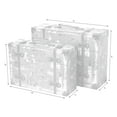 thumbnail image 6 of Vintiquewise Vintage Style European Luggage Suitcase, Set of 2, 6 of 6